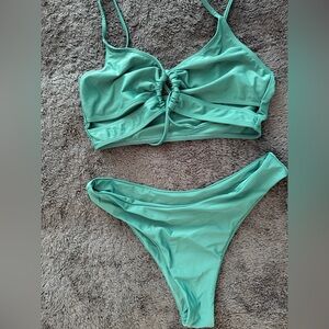 Zaful Green Bikini Set